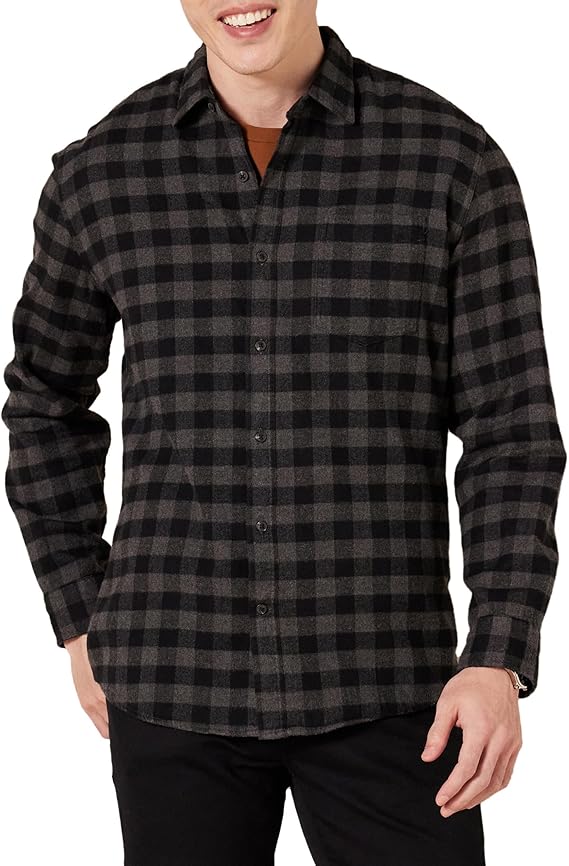Men's Regular-Fit Long-Sleeve Flannel Shirt (Available in Big & Tall)
